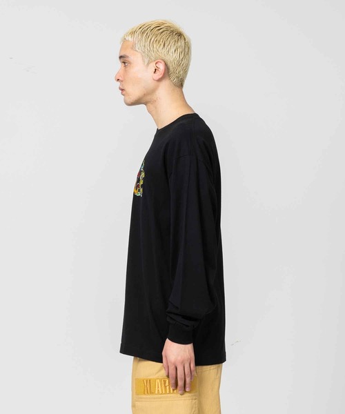 XLARGE（エクストララージ）の「TYPE BY NATURE L/S TEE（Tシャツ/カットソー・メンズ・パープル/ブラック/ホワイト・XL/S/L/M）」の4枚目の写真