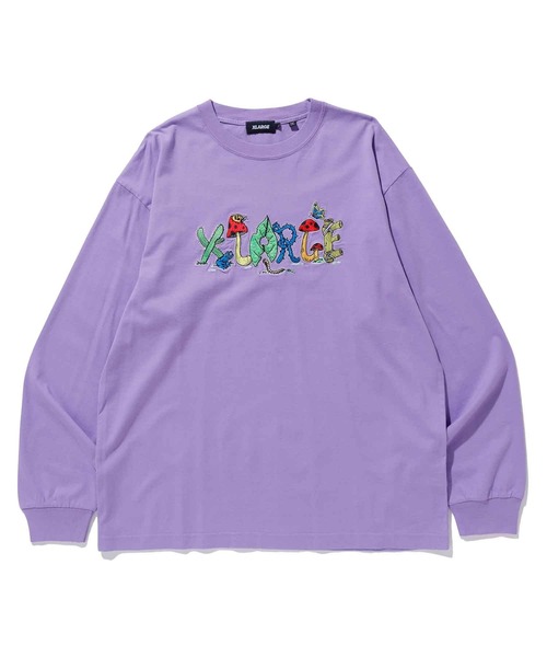 XLARGE（エクストララージ）の「TYPE BY NATURE L/S TEE（Tシャツ/カットソー・メンズ・パープル/ブラック/ホワイト・XL/S/L/M）」の6枚目の写真