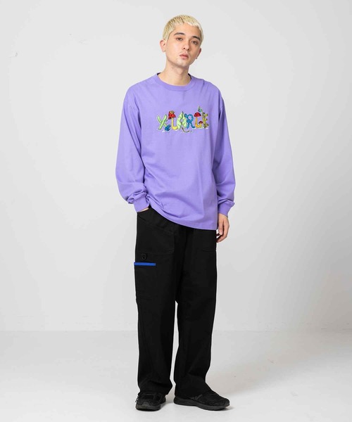 XLARGE（エクストララージ）の「TYPE BY NATURE L/S TEE（Tシャツ/カットソー・メンズ・パープル/ブラック/ホワイト・XL/S/L/M）」の13枚目の写真