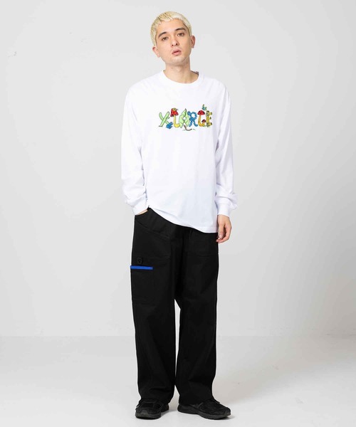 XLARGE（エクストララージ）の「TYPE BY NATURE L/S TEE（Tシャツ/カットソー・メンズ・パープル/ブラック/ホワイト・XL/S/L/M）」の14枚目の写真
