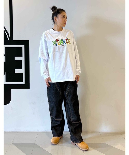 XLARGE（エクストララージ）の「TYPE BY NATURE L/S TEE（Tシャツ/カットソー・メンズ・パープル/ブラック/ホワイト・XL/S/L/M）」の21枚目の写真