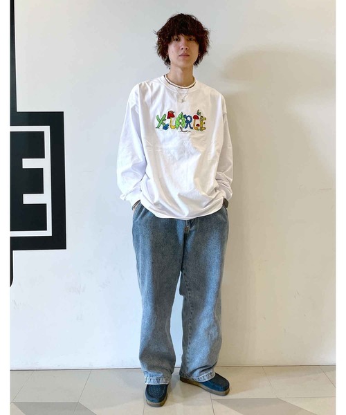 XLARGE（エクストララージ）の「TYPE BY NATURE L/S TEE（Tシャツ/カットソー・メンズ・パープル/ブラック/ホワイト・XL/S/L/M）」の22枚目の写真