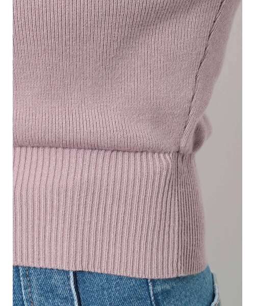 MERCURYDUO（マーキュリーデュオ）の「2WAYリボンパワショルドッキングニット（ニット/セーター・レディース・オフホワイト/ピンク/ネイビー・FREE）」の18枚目の写真