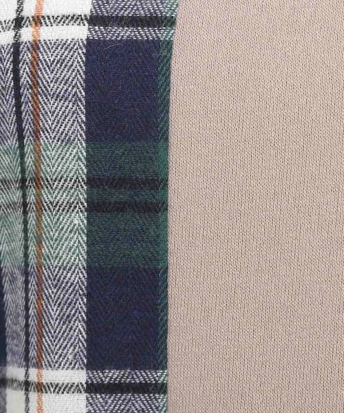 Cutie Blonde（キューティーブロンド）の「◆チェック切替ゆるっとスウェット（スウェット・レディース・ブラウン系その他/オフホワイト/ブラック・00）」の10枚目の写真