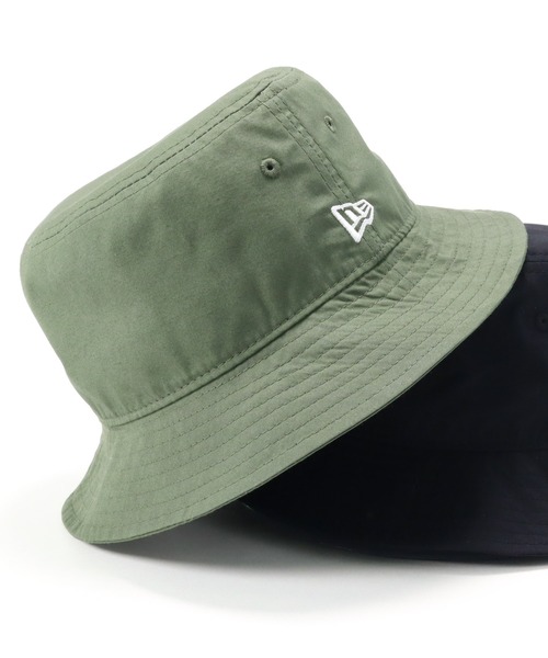 NEW ERA（ニューエラ）の「ニューエラ バケットハット 無地 タイプライター（ハット・メンズ・ブラック/カーキ/ベージュ・S/M/M/L/L/XL）」の3枚目の写真