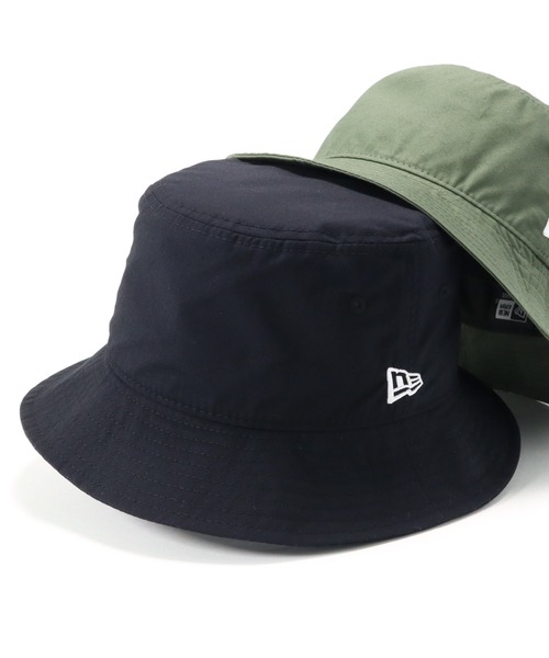 NEW ERA（ニューエラ）の「ニューエラ バケットハット 無地 タイプライター（ハット・メンズ・ブラック/カーキ/ベージュ・S/M/M/L/L/XL）」の2枚目の写真