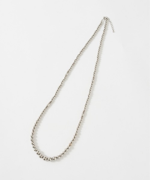 CIAOPANIC（チャオパニック）の「グラデボールチェーンロングネックレス（ネックレス・レディース・シルバー・FREE）」の5枚目の写真