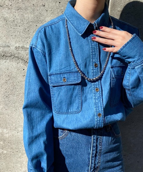 CIAOPANIC（チャオパニック）の「グラデボールチェーンロングネックレス（ネックレス・レディース・シルバー・FREE）」の2枚目の写真