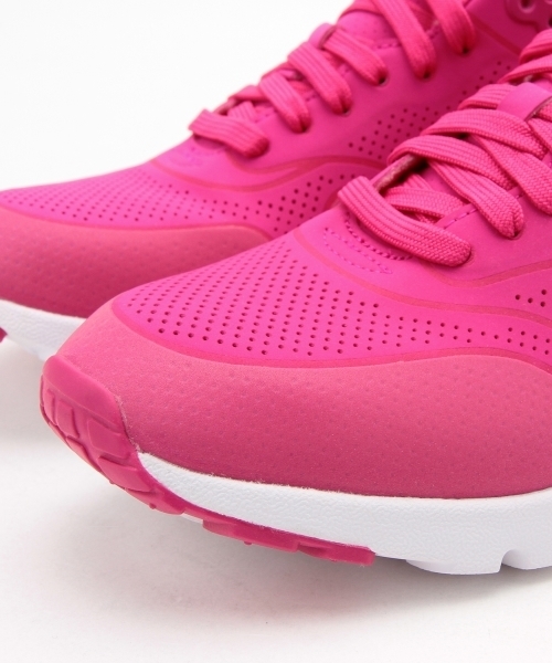 NIKE（ナイキ）の「NIKE / エアマックス 1 ウルトラ モアレ（704995-001/-601）（スニーカー・レディース・ブラック/ピンク・24.5/24/23.5/25）」の20枚目の写真