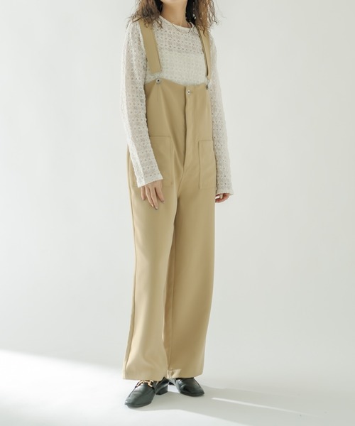 mystic(ミスティック)の「ストレッチレースショートTシャツ(Tシャツ/カットソー・レディース・ホワイト/オレンジ/ブラック/グリーン/ベージュ・FREE)」の13枚目の写真