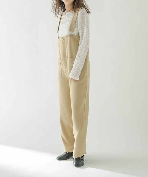 mystic(ミスティック)の「ストレッチレースショートTシャツ(Tシャツ/カットソー・レディース・ホワイト/オレンジ/ブラック/グリーン/ベージュ・FREE)」の14枚目の写真