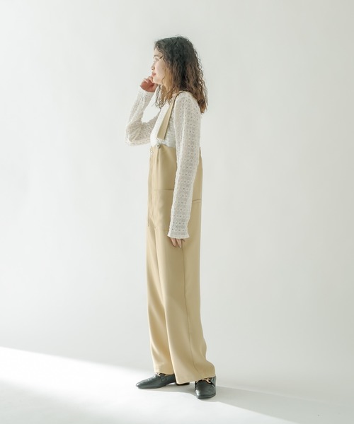 mystic（ミスティック）の「ストレッチレースショートTシャツ（T
