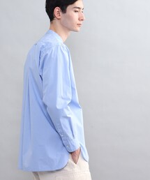 ◆【MONT KEMMEL/モンケメル】別注バンドカラーシャツ