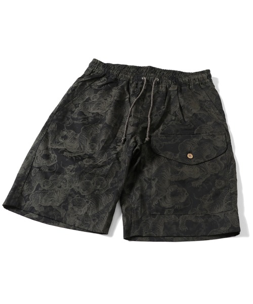 GYPSY&SONS(ジプシーアンドサンズ)の「百虎 SHORTS(その他パンツ・メンズ・ブラック/カーキ・MEDIUM/LARGE)」の2枚目の写真