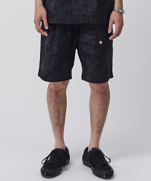 GYPSY&SONS(ジプシーアンドサンズ)の「百虎 SHORTS(その他パンツ・メンズ・ブラック/カーキ・MEDIUM/LARGE)」の5枚目の写真