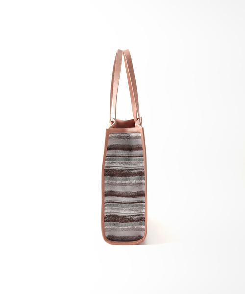 the dilettante（ザ・ディレッタント）の「【the dilettante / ザ ディッレタント】ストライププリントバッグ（トートバッグ・レディース・ベージュ系その他・FREE）」の11枚目の写真