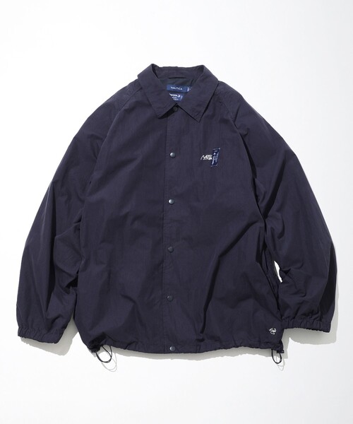 NAUTICA（ノーティカ）の「NAUTICA＋STACKS/ノーティカ スタックス Nyco Coach Jacket（Recycled Nylon）（ブルゾン・メンズ・ベージュ/チャコールグレー/ネイビー・LARGE/X-LARGE/XX-LARGE/MEDIUM）」の7枚目の写真