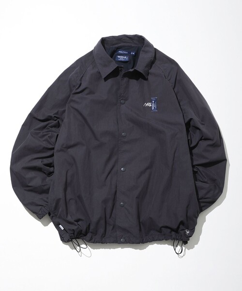 NAUTICA（ノーティカ）の「NAUTICA＋STACKS/ノーティカ スタックス Nyco Coach Jacket（Recycled Nylon）（ブルゾン・メンズ・ベージュ/チャコールグレー/ネイビー・LARGE/X-LARGE/XX-LARGE/MEDIUM）」の19枚目の写真