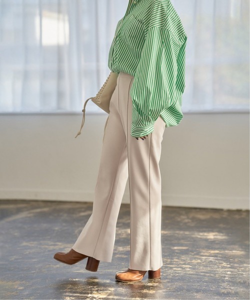 JOURNAL STANDARD（ジャーナルスタンダード）の「《追加》クレープストレッチラインパンツ◆2（その他パンツ・レディース・ブラック/ベージュ・36/38）」の11枚目の写真