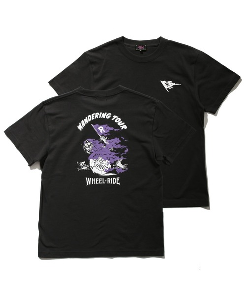 ROTAR（ローター）の「WHEEL RIDE Tee バックプリント（Tシャツ/カットソー・メンズ・ライトピンク/オフホワイト/スミクロ・X-LARGE/MEDIUM/SMALL/LARGE）」の3枚目の写真