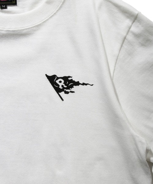 ROTAR（ローター）の「WHEEL RIDE Tee バックプリント（Tシャツ/カットソー・メンズ・ライトピンク/オフホワイト/スミクロ・X-LARGE/MEDIUM/SMALL/LARGE）」の7枚目の写真