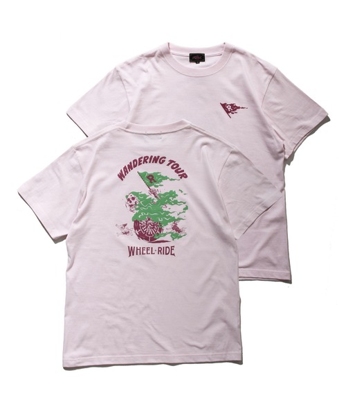 ROTAR（ローター）の「WHEEL RIDE Tee バックプリント（Tシャツ/カットソー・メンズ・ライトピンク/オフホワイト/スミクロ・X-LARGE/MEDIUM/SMALL/LARGE）」の12枚目の写真