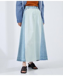 Settimissimo | リメイク風デニムフレアスカート(デニムスカート)