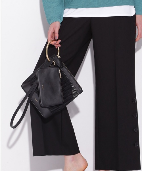 BOSCH（ボッシュ）の「ＯＲＳＥＴＴＯ　ＦＩＬＡメッシュ（トートバッグ・レディース・ブラック/ベージュ・ONE SIZE）」の2枚目の写真