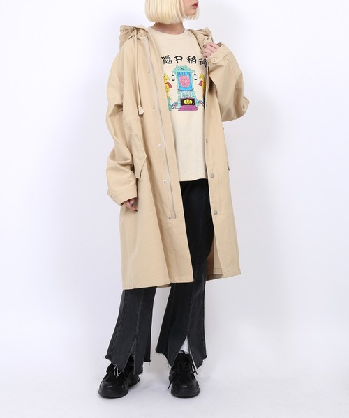 PUNYUS（プニュズ）の「電脳Ｔシャツ（Tシャツ/カットソー・レディース・ベージュ/ホワイト/スミクロ・3/1/4/2）」の8枚目の写真