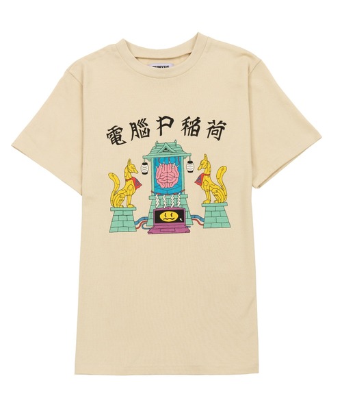 PUNYUS（プニュズ）の「電脳Ｔシャツ（Tシャツ/カットソー・レディース・ベージュ/ホワイト/スミクロ・3/1/4/2）」の14枚目の写真