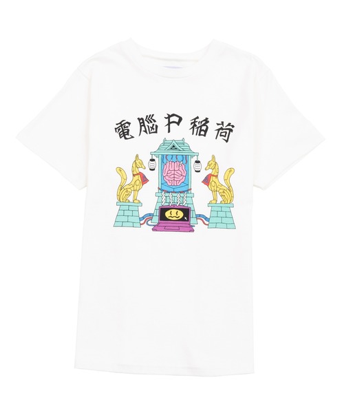 PUNYUS（プニュズ）の「電脳Ｔシャツ（Tシャツ/カットソー・レディース・ベージュ/ホワイト/スミクロ・3/1/4/2）」の18枚目の写真