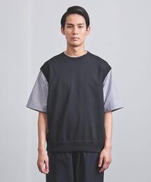 EN ROUTE | ＜EN ROUTE（アンルート）＞ ポリエステル テンジク シャツスリーブ クルーネック(ニット/セーター)