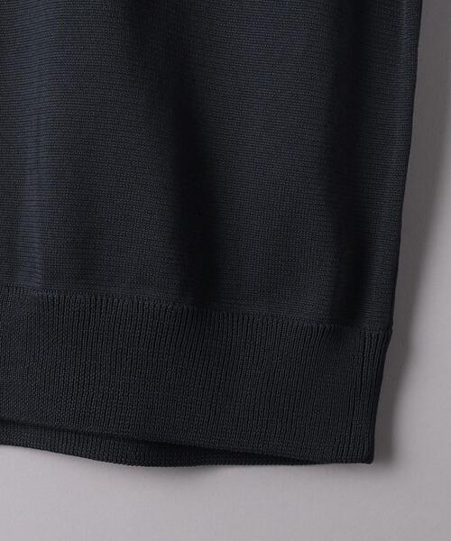 EN ROUTE（アンルート）の「＜EN ROUTE（アンルート）＞ ポリエステル テンジク シャツスリーブ クルーネック（ニット/セーター・メンズ・ブラック/ネイビー・1/2/3）」の14枚目の写真