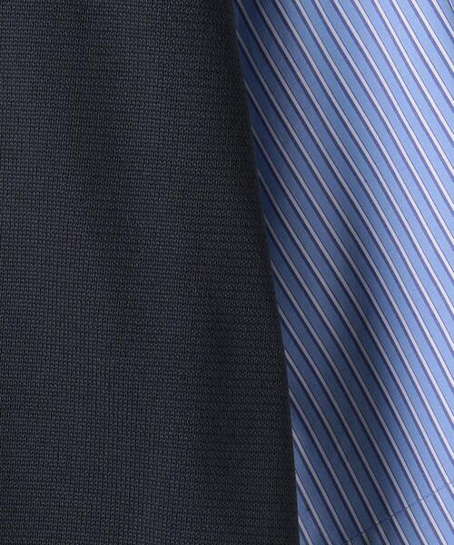 EN ROUTE（アンルート）の「＜EN ROUTE（アンルート）＞ ポリエステル テンジク シャツスリーブ クルーネック（ニット/セーター・メンズ・ブラック/ネイビー・1/2/3）」の13枚目の写真