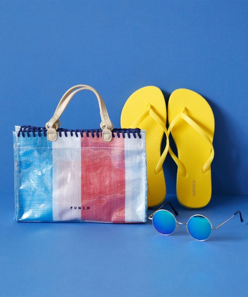 ACCOMMODE（アコモデ）の「パンチミニバッグ（トートバッグ・レディース・ホワイト/ベージュ/グリーン/ブルー・FREE）」の4枚目の写真