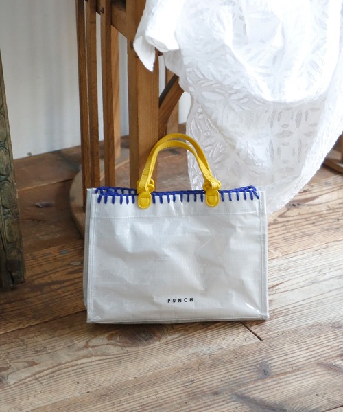 ACCOMMODE（アコモデ）の「パンチミニバッグ（トートバッグ・レディース・ホワイト/ベージュ/グリーン/ブルー・FREE）」の22枚目の写真