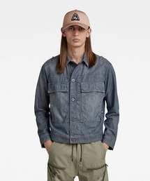 G-STAR | UTILITY FLAP POCKET JACKET/デニムジャケット/ミリタリー(デニムジャケット)