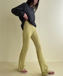 Didot.showroom | 2022SS フワシワフレアレギンスパンツ(その他パンツ)