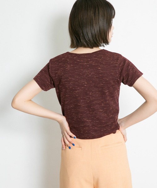 KBF(ケイビーエフ)の「クロップドミニTシャツ(Tシャツ/カットソー・レディース・オレンジ/ブルー/バーガンディー・ONE)」の21枚目の写真