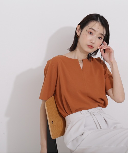 ナチュラルビューティーベーシック　カットソー　ブラウス NATURAL BEAUTY BASIC（ナチュラルビューティーベーシック）の