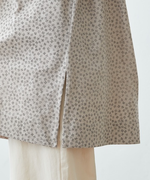 PUAL CE CIN（ピュアルセシン）の「小花プリント襟フリルチュニック（Tシャツ/カットソー・レディース・ベージュ/オフホワイト/サックスブルー・FREE）」の18枚目の写真