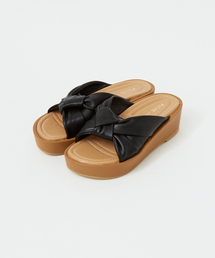 PICHE ABAHOUSE | キルティングボリュームソールサンダル(サンダル)