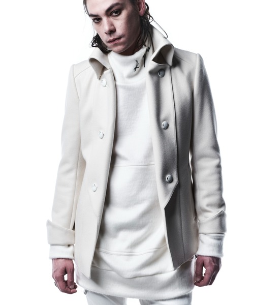 kiryuyrik(キリュウキリュウ)の「Kiryuyrik/キリュウキリュウ /Shaggy MockNeck(ニット/セーター・メンズ・ホワイト/ブラック・SMALL/MEDIUM/LARGE)」の5枚目の写真