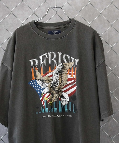 BACK NUMBER（バックナンバー）の「【BACK NUMBER】バイカーＴシャツ（Tシャツ/カットソー・メンズ・ホワイト/ブラック・XL/L/M）」の16枚目の写真