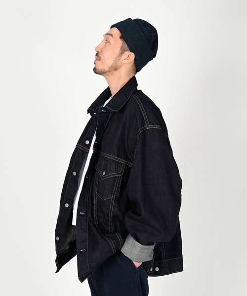 45R（フォーティファイブアール）の「ライ麦デニムの908空比古比女ジャン 9.8サイズ（インディゴ）（デニムジャケット・レディース・インディゴブルー・XXX-LARGE）」の17枚目の写真