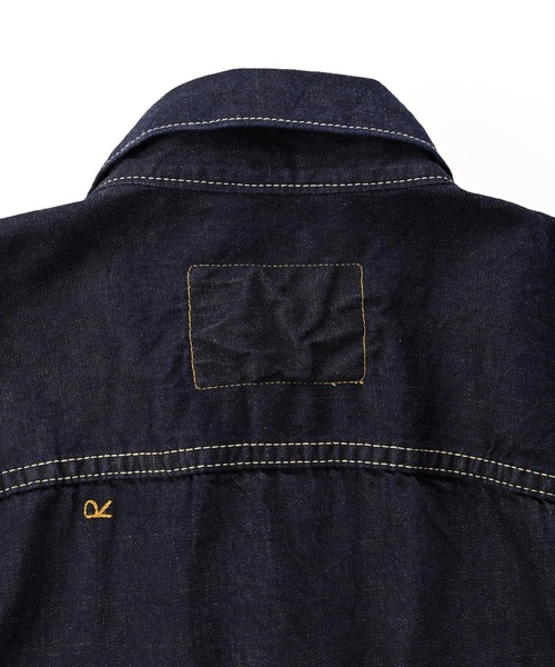 45R（フォーティファイブアール）の「ライ麦デニムの908空比古比女ジャン 9.8サイズ（インディゴ）（デニムジャケット・レディース・インディゴブルー・XXX-LARGE）」の15枚目の写真