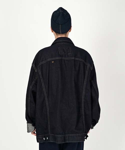 45R（フォーティファイブアール）の「ライ麦デニムの908空比古比女ジャン 9.8サイズ（インディゴ）（デニムジャケット・レディース・インディゴブルー・XXX-LARGE）」の13枚目の写真