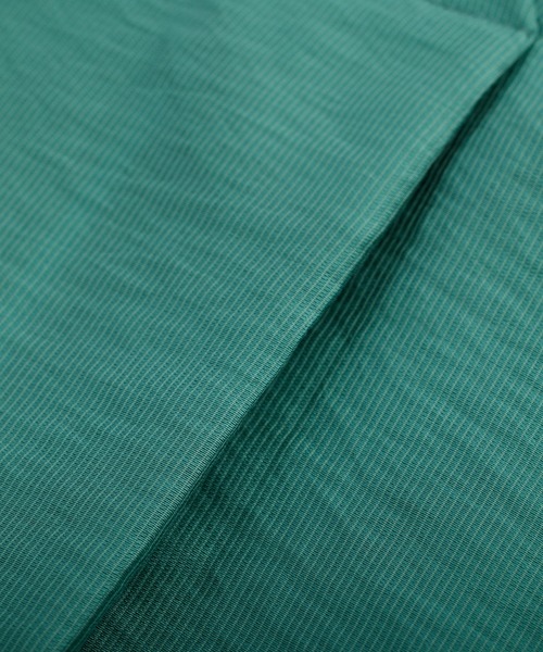 un dix cors(アンディコール)の「上品な光沢でキレイ見え テンセルカールマイヤーVネックブラウス(シャツ/ブラウス・レディース・ライトグレー/パープル/グリーン・FREE)」の9枚目の写真