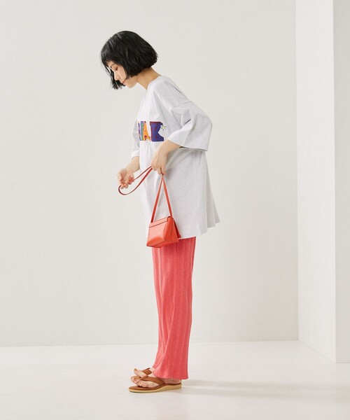 FREAK'S STORE(フリークスストア)の「FREAK DAISY TEE/フリークデイジーTシャツ(Tシャツ/カットソー・レディース・グリーン/イエロー/グレー/ブラック/オフホワイト・フリ-)」の8枚目の写真