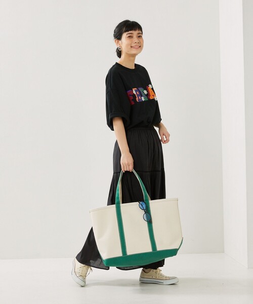 FREAK'S STORE(フリークスストア)の「FREAK DAISY TEE/フリークデイジーTシャツ(Tシャツ/カットソー・レディース・グリーン/イエロー/グレー/ブラック/オフホワイト・フリ-)」の12枚目の写真